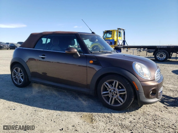 2012 MINI Cooper Convertible with VIN WMWZN3C55CT133967, listed as a Copart auction lot 88546705 with 104,357 mi miles and Non Repairable. Bid and sale history available at carsss.com. Image 4.
