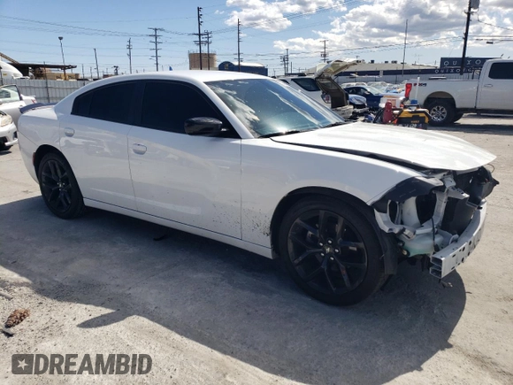 2022 Dodge Charger SXT with VIN 2C3CDXBG4NH161771, listed as a Copart auction lot 51740605 with 28,930 mi miles and Salvage Title. Bid and sale history available at DreamBid. Image 4.