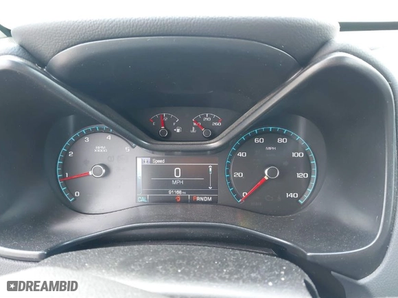 2016 Chevrolet Colorado 4WD Z71 with VIN 1GCPTDE19G1216822, listed as a IAAI auction lot 41862440 with 91,168 mi miles. Bid and sale history available at carsss.com. Image 7.