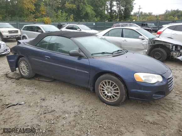 2004 Chrysler Sebring LXi with VIN 1C3EL55R14N177834, listed as a Copart auction lot 73147794 with 147,586 mi miles and Salvage Title. Bid and sale history available at carsss.com. Image 4.