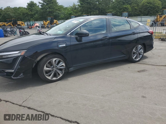 2018 Honda Clarity Plug-In Hybrid with VIN JHMZC5F19JC023089, listed as a Copart auction lot 63196774 with 48,318 mi miles and Salvage Title. Bid and sale history available at carsss.com. Image 1.