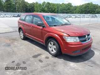 2013 Dodge Journey SE with VIN 3C4PDCAB6DT601569, listed as a IAAI auction lot 42816122 with 180,363 mi miles and . Bid and sale history available at DreamBid. Image 1.
