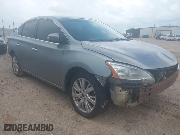 2014 Nissan Sentra SV with VIN 3N1AB7AP0EY274768, listed as a IAAI auction lot 42512925 with 184,584 mi miles and . Bid and sale history available at DreamBid. Image 1.