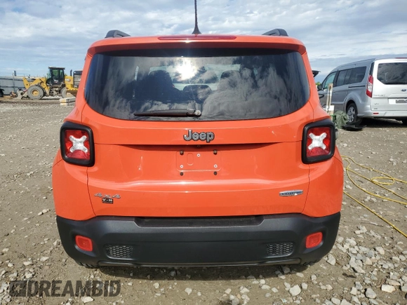2017 Jeep Renegade Latitude z VIN ZACCJBBB0HPE44263, wystawiony jako Copart lot #58490605 z przebiegiem 110 555 mil mil oraz Nie do naprawy. Historia ofert i sprzedaży dostępna na DreamBid. Obrazek 6.