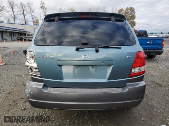2003 Kia Sorento LX with VIN KNDJC733935030468, listed as a Copart auction lot 76571154 with 151,205 mi miles and Salvage title. Bid and sale history available at DreamBid. Image 6.