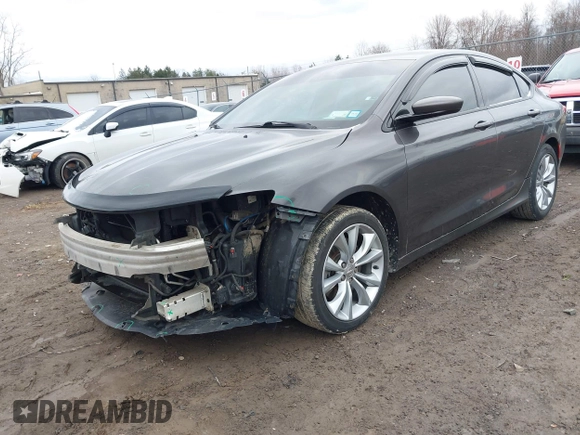 2015 Chrysler 200 S with VIN 1C3CCCBG9FN516065, listed as a IAAI auction lot 41921668 with 162,801 mi miles. Bid and sale history available at carsss.com. Image 18.