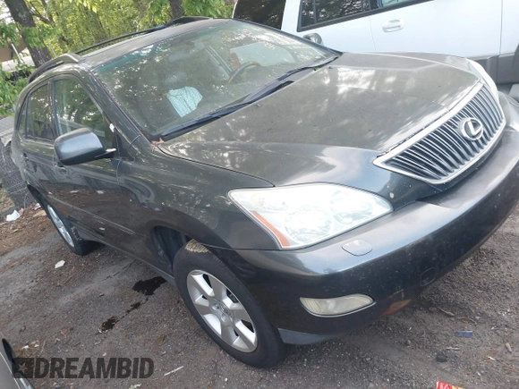 2004 Lexus RX 330 with VIN JTJHA31U340043642, listed as a IAAI auction lot 42058936 with 284,328 mi miles. Bid and sale history available at carsss.com. Image 1.