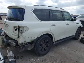2017 Nissan Armada Platinum with VIN JN8AY2NF0H9300641, listed as a IAAI auction lot 41527614 with 130,806 mi miles. Bid and sale history available at carsss.com. Image 4.