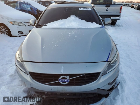 2017 Volvo S60 Dynamic with VIN YV126MFL6H2423031, listed as a Copart auction lot 87505455 with 111,130 mi miles and Salvage Title. Bid and sale history available at carsss.com. Image 5.