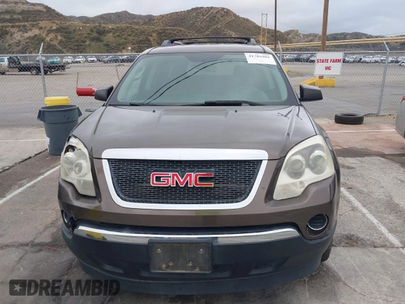 2011 GMC Acadia SL with VIN 1GKKRNED8BJ187254, listed as a IAAI auction lot 41785901 with 126,310 mi miles and . Bid and sale history available at carsss.com. Image 12.