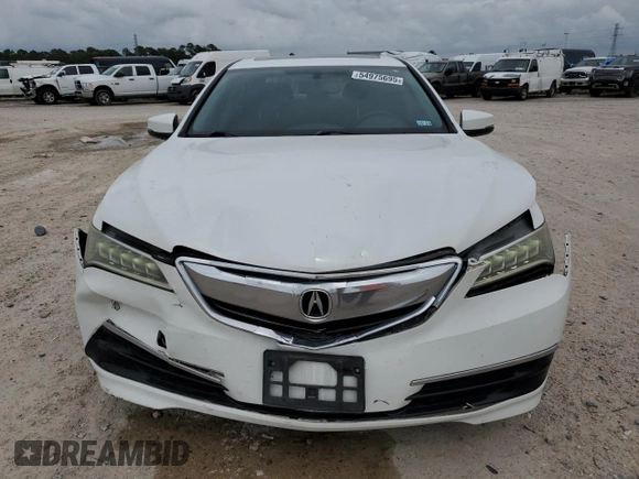 2016 Acura TLX with VIN 19UUB1F38GA003866, listed as a Copart auction lot 54975695 with 113,704 mi miles and Salvage title. Bid and sale history available at DreamBid. Image 5.