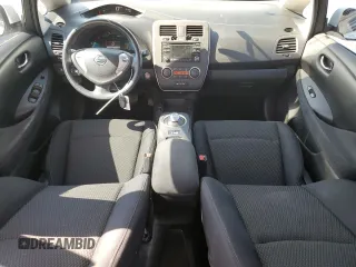 2015 Nissan LEAF SL with VIN 1N4AZ0CP4FC304089, listed as a Copart auction lot 60136545 with 68,423 mi miles and Salvage title. Bid and sale history available at DreamBid. Image 8.