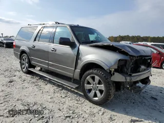 2010 Ford Expedition Max Limited with VIN 1FMJK1K55AEB54958, listed as a Copart auction lot 77677284 with 205,426 mi miles and Salvage Title. Bid and sale history available at DreamBid. Image 4.