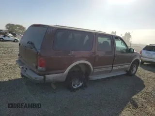 2001 Ford Excursion Limited with VIN 1FMNU42S01ED72891, listed as a Copart auction lot 89221445 with 16,990 mi miles and Clean title. Bid and sale history available at DreamBid. Image 3.