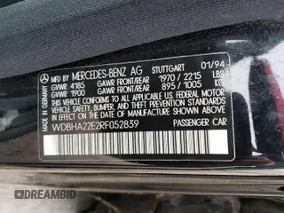 1994 Mercedes-Benz C 220 with VIN WDBHA22E2RF052839, listed as a Copart auction lot 78944274 with Not Provided miles and Salvage Title. Bid and sale history available at carsss.com. Image 14.