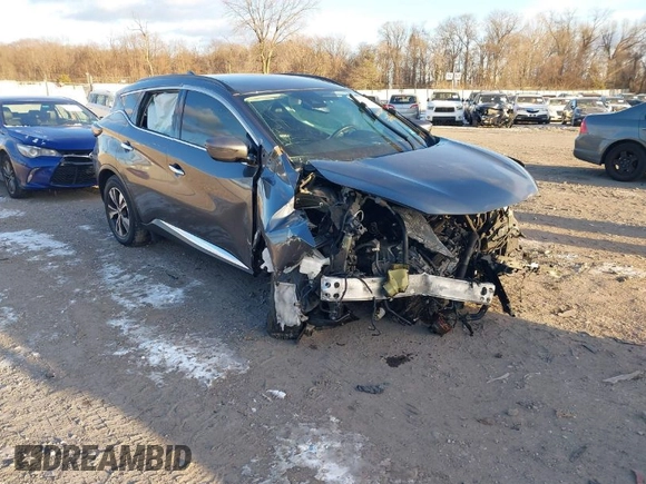 2020 Nissan Murano SV with VIN 5N1AZ2BS5LN122988, listed as a IAAI auction lot 41252637 with Not provided miles and . Bid and sale history available at DreamBid. Image 1.
