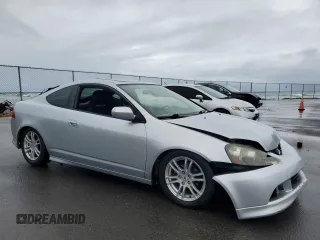 2005 Acura RSX with VIN JH4DC53835S010815, listed as a Copart auction lot 89394445 with 92,186 mi miles and Salvage title. Bid and sale history available at DreamBid. Image 4.