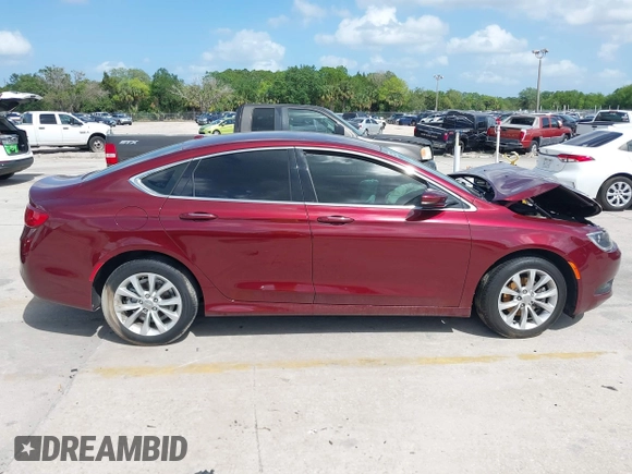 2015 Chrysler 200 C with VIN 1C3CCCCB4FN655152, listed as a IAAI auction lot 41953932 with 67,014 mi miles and . Bid and sale history available at DreamBid. Image 13.
