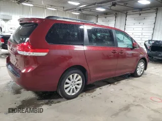 2013 Toyota Sienna LE with VIN 5TDJK3DC9DS056350, listed as a Copart auction lot 47869765 with 65,188 mi miles and Clean Title. Bid and sale history available at carsss.com. Image 3.