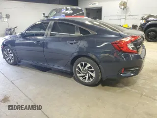 2018 Honda Civic EX с VIN 19XFC2F77JE040070, выставлен на аукционе Copart как лот 56895195 с пробегом 39 746 миль миль и Списание • Salvage title. История ставок и продаж доступна на DreamBid. Изображение 2.