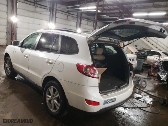 2012 Hyundai Santa Fe Limited with VIN 5XYZK3AB4CG093431, listed as a Copart auction lot 43759535 with 126,930 mi miles and Salvage Title. Bid and sale history available at carsss.com. Image 2.