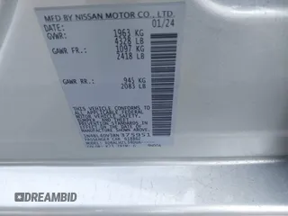 2024 Nissan Altima SV z VIN 1N4BL4DV3RN375951, wystawiony jako IAAI lot #42334342 z przebiegiem 24 068 mil mil oraz . Historia ofert i sprzedaży dostępna na DreamBid. Obrazek 9.