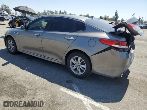 2018 Kia Optima LX with VIN 5XXGT4L3XJG197410, listed as a Copart auction lot 52569325 with 137,515 mi miles and Salvage Title. Bid and sale history available at DreamBid. Image 2.