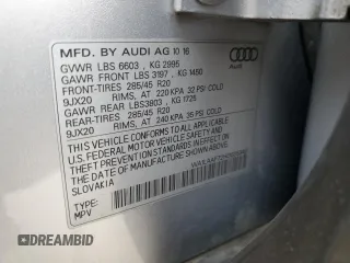 2017 Audi Q7 Premium Plus with VIN WA1LAAF72HD035349, listed as a Copart auction lot 47879885 with 110,383 mi miles and Salvage Title. Bid and sale history available at carsss.com. Image 15.