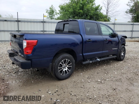 2024 Nissan Titan SV with VIN 1N6AA1EC8RN111919, listed as a Copart auction lot 62330195 with 1,866 mi miles and Salvage title. Bid and sale history available at DreamBid. Image 3.