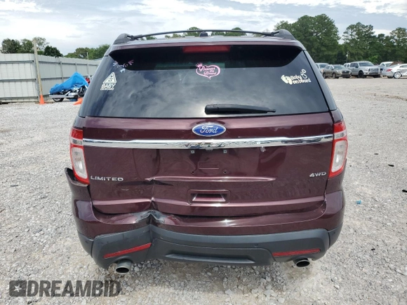 2011 Ford Explorer Limited with VIN 1FMHK8F88BGA29406, listed as a Copart auction lot 60632465 with 148,584 mi miles and Salvage title. Bid and sale history available at DreamBid. Image 6.