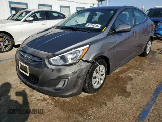 2016 Hyundai Accent SE with VIN KMHCT4AE1GU057571, listed as a Copart auction lot 52354215 with 84,292 mi miles and Salvage Title. Bid and sale history available at DreamBid. Image 1.