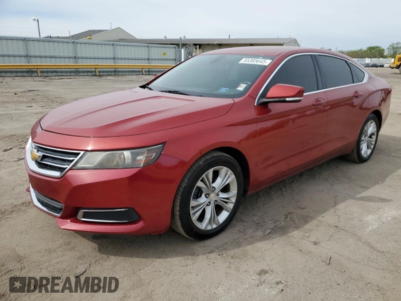 2014 Chevrolet Impala LT with VIN 2G1115SL1E9291961, listed as a Copart auction lot 55385645 with 196,510 mi miles and Clean Title. Bid and sale history available at DreamBid. Image 1.