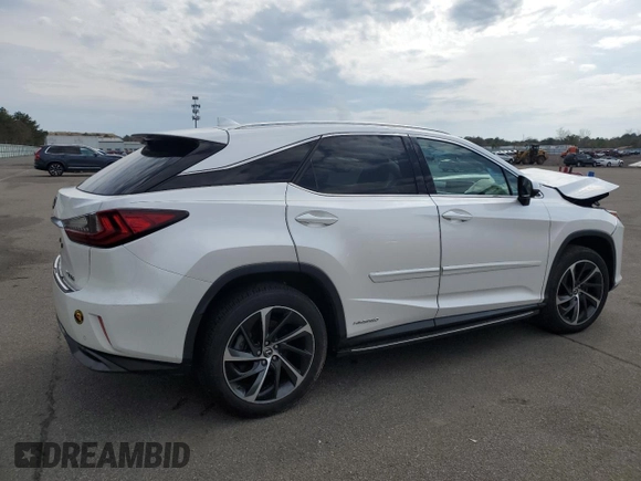 2019 Lexus RX 450h with VIN 2T2BGMCA1KC033769, listed as a Copart auction lot 53275945 with 41,639 mi miles and Salvage title. Bid and sale history available at DreamBid. Image 3.