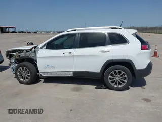 2019 Jeep Cherokee Latitude Plus with VIN 1C4PJLLB5KD301109, listed as a IAAI auction lot 41858478 with 52,647 mi miles and . Bid and sale history available at DreamBid. Image 14.
