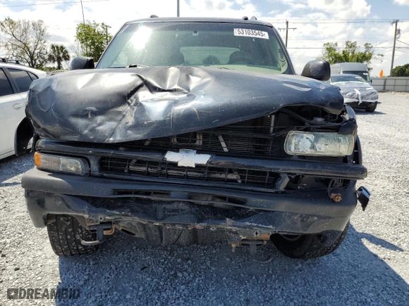 2003 Chevrolet Tahoe Z71 with VIN 1GNEK13Z33R132368, listed as a Copart auction lot 53103545 with 215,838 mi miles and Salvage Title. Bid and sale history available at carsss.com. Image 5.