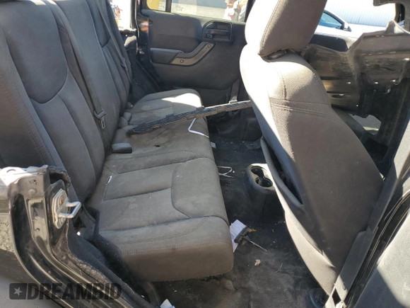 2018 Jeep Wrangler JK Unlimited Sport S with VIN 1C4BJWDG9JL884536, listed as a Copart auction lot 76707124 with 169,277 mi miles and Salvage Title. Bid and sale history available at carsss.com. Image 10.