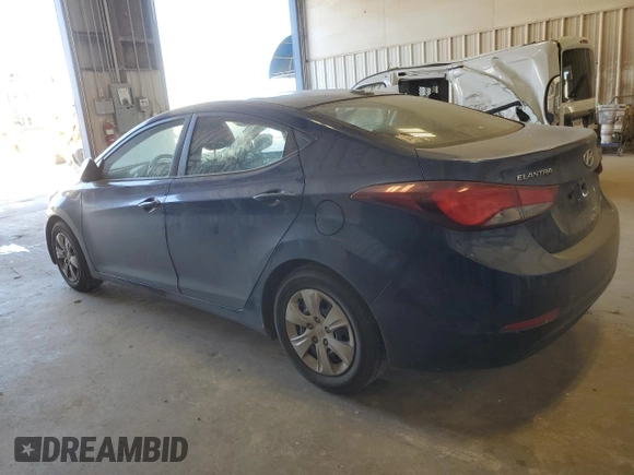 2016 Hyundai Elantra SE with VIN 5NPDH4AE9GH752076, listed as a Copart auction lot 86973604 with 115,268 mi miles and Clean Title. Bid and sale history available at DreamBid. Image 2.