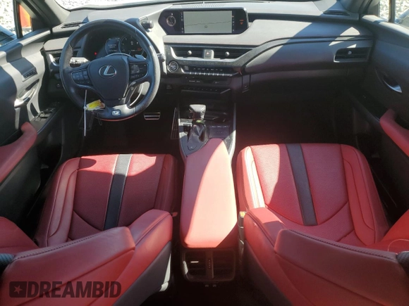 2019 Lexus UX with VIN JTHY3JBH4K2010023, listed as a Copart auction lot 46810405 with 92,306 mi miles and Salvage Title. Bid and sale history available at carsss.com. Image 8.