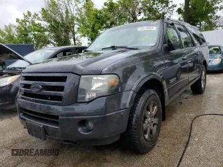 2007 Ford Expedition EL Limited with VIN 1FMFK20577LA56128, listed as a Copart auction lot 55116004 with 271,637 mi miles and Salvage Title. Bid and sale history available at carsss.com. Image 1.
