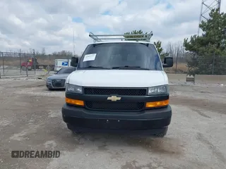 2018 Chevrolet Express Cargo Van with VIN 1GCWGAFP6J1336229, listed as a IAAI auction lot 42022722 with 99,005 mi miles. Bid and sale history available at carsss.com. Image 12.