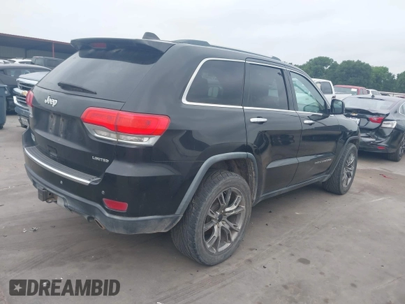 2015 Jeep Grand Cherokee Limited with VIN 1C4RJEBG6FC727730, listed as a IAAI auction lot 42138789 with 168,728 mi miles. Bid and sale history available at carsss.com. Image 4.