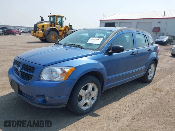 2007 Dodge Caliber SXT with VIN 1B3HB48B67D224517, listed as a IAAI auction lot 42225187 with 118,114 mi miles and . Bid and sale history available at DreamBid. Image 2.