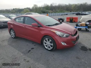 2013 Hyundai Elantra GLS PZEV with VIN KMHDH4AE1DU947697, listed as a Copart auction lot 54414075 with 125,236 mi miles and Clean Title. Bid and sale history available at carsss.com. Image 4.