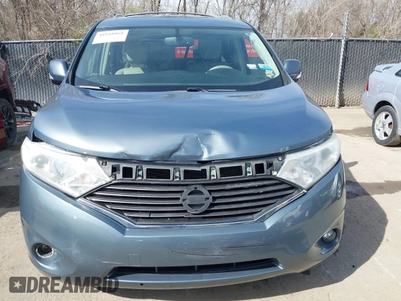 2012 Nissan Quest SL with VIN JN8AE2KP2C9031282, listed as a IAAI auction lot 41868868 with 179,819 mi miles. Bid and sale history available at carsss.com. Image 6.