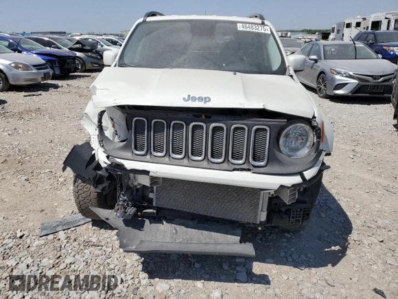 2017 Jeep Renegade Latitude z VIN ZACCJBBB3HPG48457, wystawiony jako Copart lot #46483275 z przebiegiem 105 298 mil mil oraz Szkody całkowita. Historia ofert i sprzedaży dostępna na DreamBid. Obrazek 5.