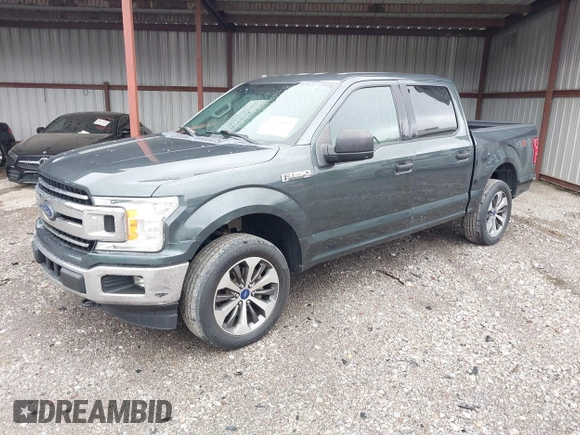 2018 Ford F-150 XL with VIN 1FTEW1EG4JKE17790, listed as a IAAI auction lot 42128519 with 153,740 mi miles. Bid and sale history available at carsss.com. Image 17.