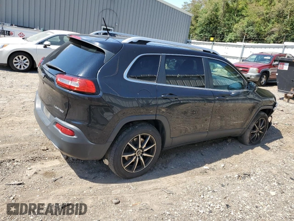 2015 Jeep Cherokee Limited with VIN 1C4PJMDS7FW501262, listed as a Copart auction lot 70025384 with 142,500 mi miles and Salvage Title. Bid and sale history available at carsss.com. Image 3.