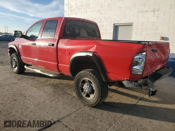 2007 Dodge Ram 2500 SLT with VIN 1D7KS28D87J533892, listed as a Copart auction lot 88345525 with 163,468 mi miles and Salvage Title. Bid and sale history available at carsss.com. Image 2.