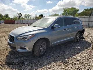2019 Infiniti QX60 Luxe with VIN 5N1DL0MM5KC553004, listed as a Copart auction lot 56532565 with 154,737 mi miles and Salvage title. Bid and sale history available at DreamBid. Image 1.