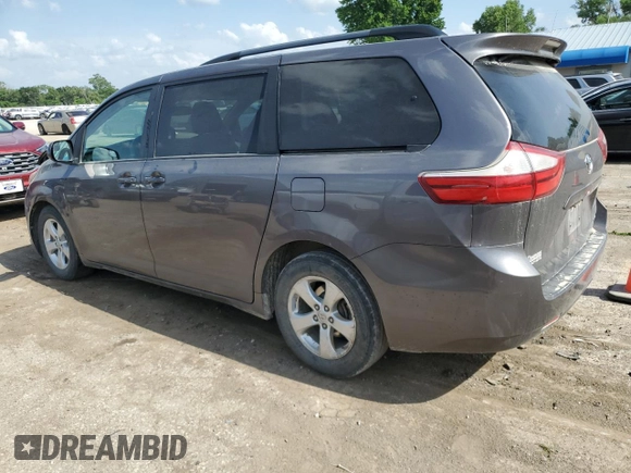 2017 Toyota Sienna LE Auto Access Seat with VIN 5TDKZ3DC9HS783705, listed as a Copart auction lot 57163325 with 165,996 mi miles and Salvage title. Bid and sale history available at DreamBid. Image 2.